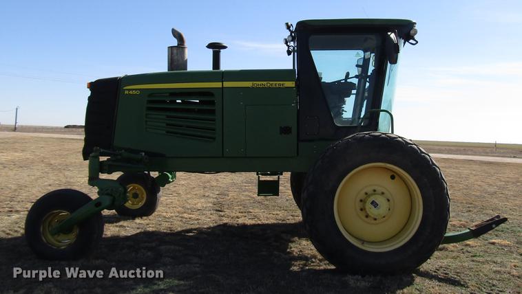 image for item DB6780 2011 John Deere R450 windrower