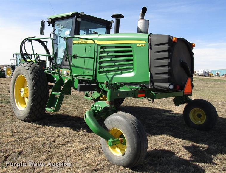 image for item DB6780 2011 John Deere R450 windrower