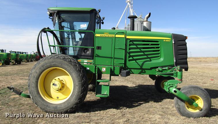 image for item DB6780 2011 John Deere R450 windrower