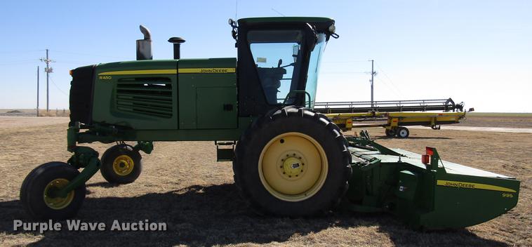 image for item DB6781 2013 John Deere R450 windrower