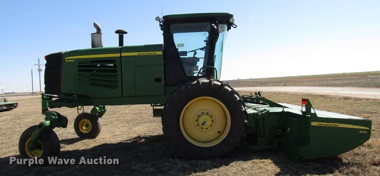 image for item DB6782 2012 John Deere R450 windrower