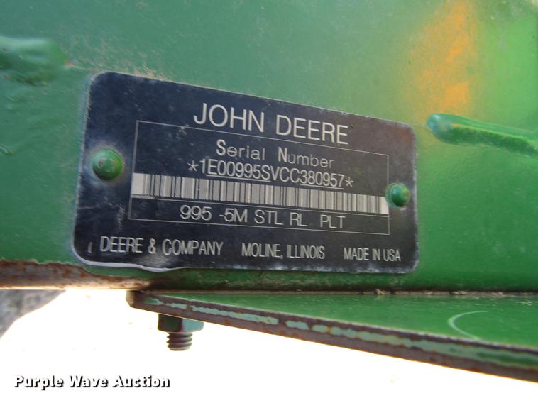 image for item DB6782 2012 John Deere R450 windrower