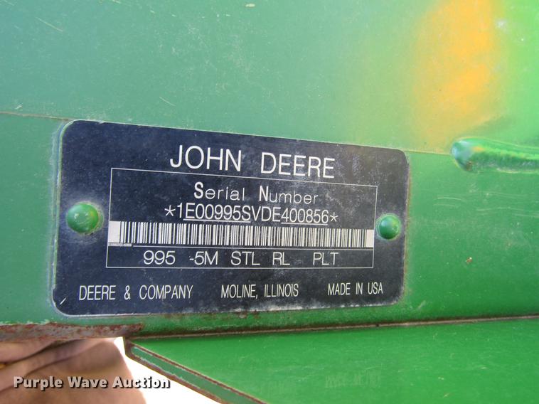 image for item DB6783 2011 John Deere R450 windrower
