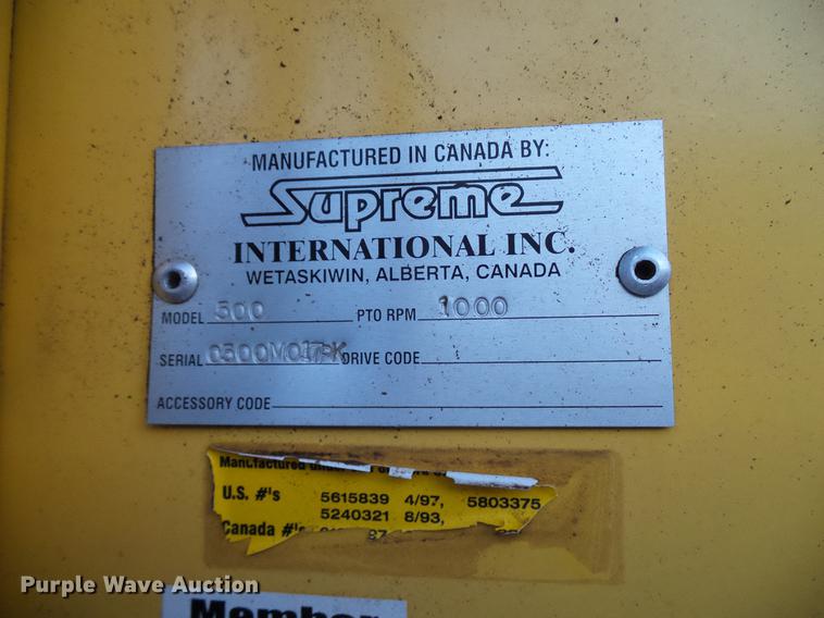 image for item DD5386 1995 Ford L8000 feed mixer truck