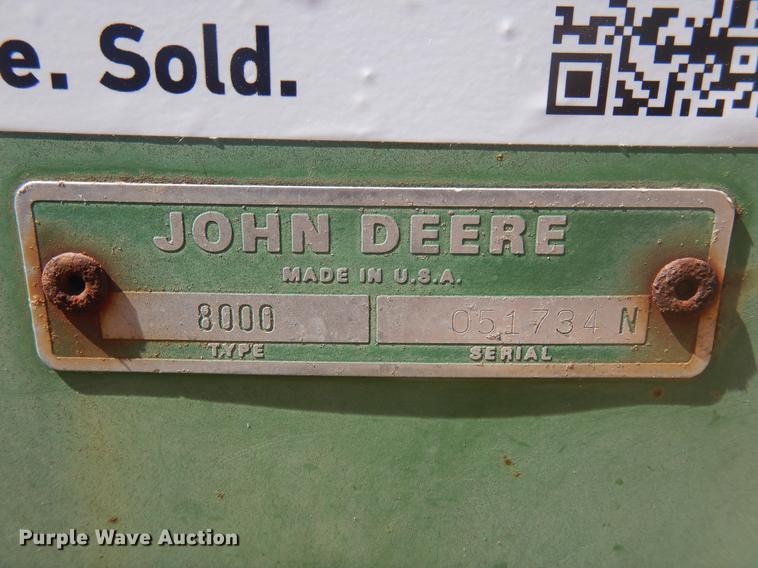 image for item DF4361 John Deere 8300 grain drill