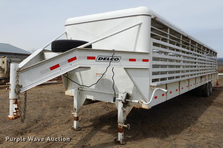 image for item EZ9825 2013 Delco livestock trailer