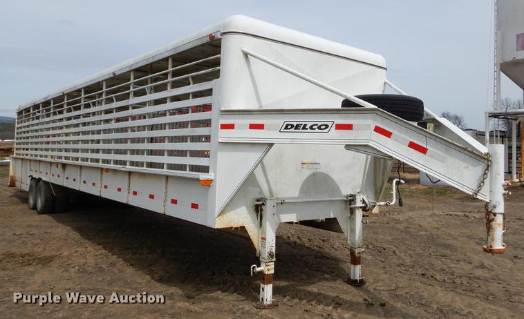 image for item EZ9825 2013 Delco livestock trailer