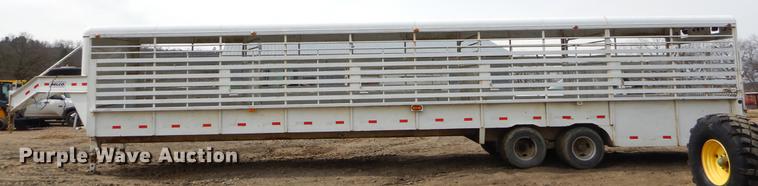 image for item EZ9825 2013 Delco livestock trailer
