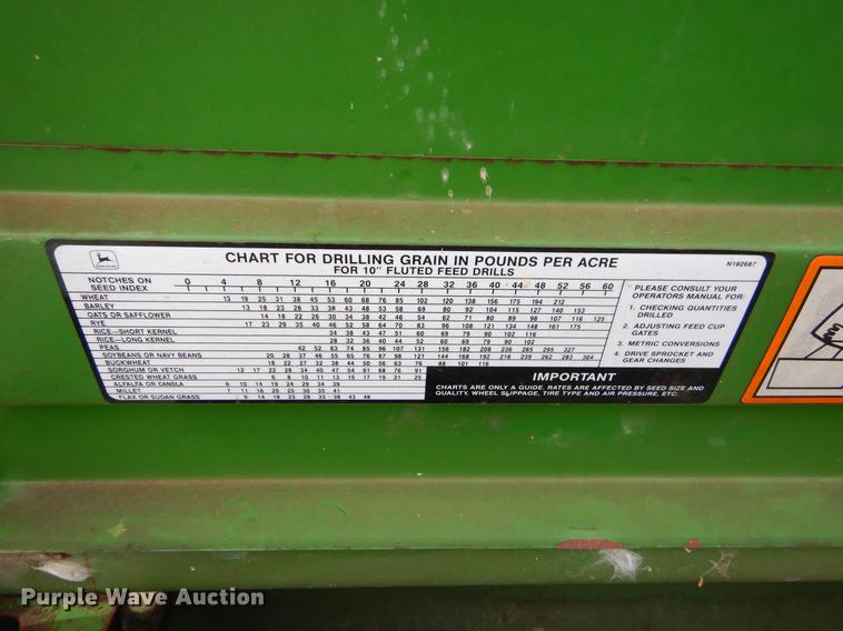 image for item EZ9827 (2) John Deere 750 grain drills