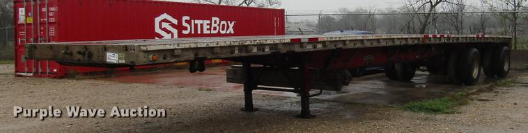 image for item DB6791 2004 Wilson CF900 flatbed trailer