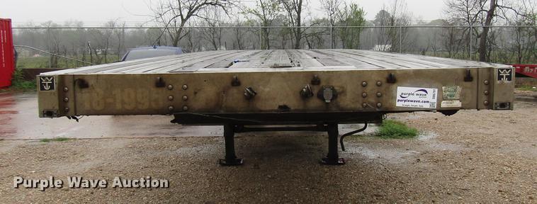 image for item DB6791 2004 Wilson CF900 flatbed trailer