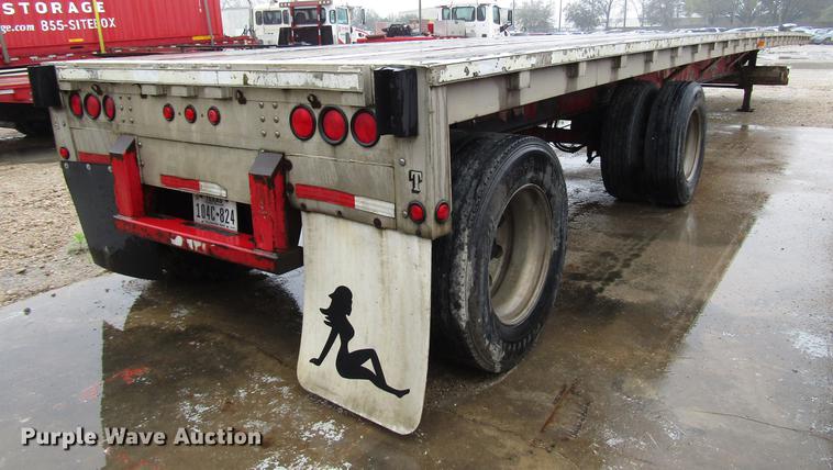 image for item DB6791 2004 Wilson CF900 flatbed trailer