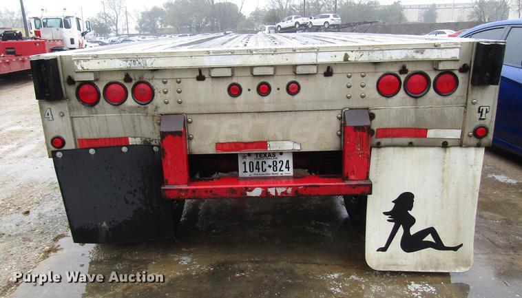 image for item DB6791 2004 Wilson CF900 flatbed trailer