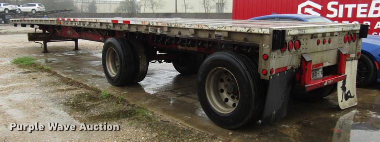 image for item DB6791 2004 Wilson CF900 flatbed trailer