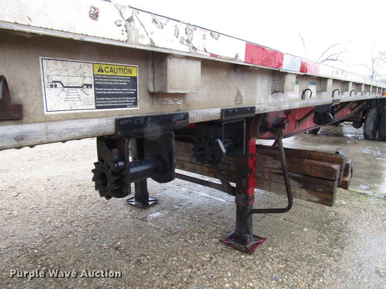 image for item DB6791 2004 Wilson CF900 flatbed trailer
