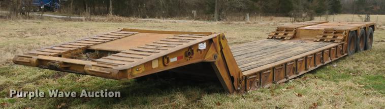 image for item DB8875 1978 Load King 503DF lowboy equipment trailer