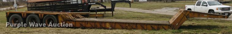 image for item DB8875 1978 Load King 503DF lowboy equipment trailer