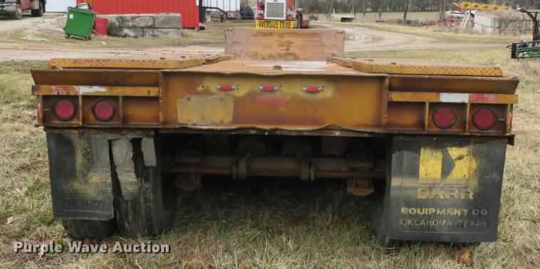 image for item DB8875 1978 Load King 503DF lowboy equipment trailer