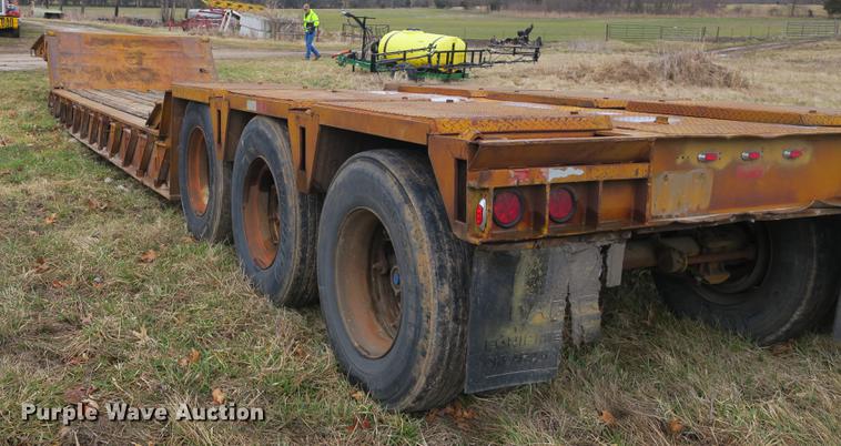 image for item DB8875 1978 Load King 503DF lowboy equipment trailer
