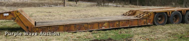 image for item DB8875 1978 Load King 503DF lowboy equipment trailer