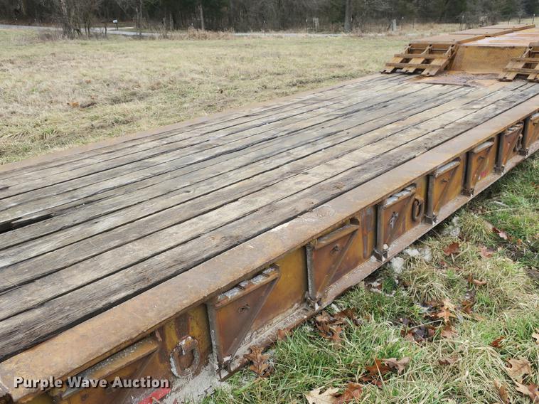 image for item DB8875 1978 Load King 503DF lowboy equipment trailer