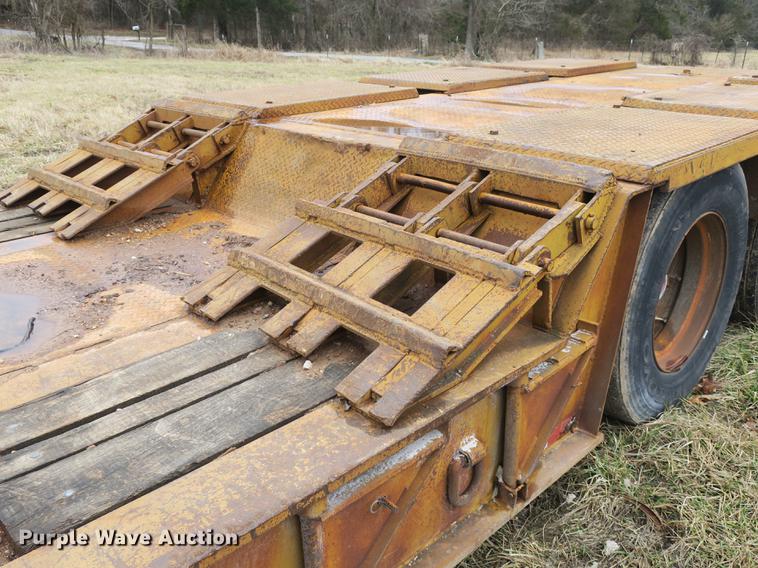 image for item DB8875 1978 Load King 503DF lowboy equipment trailer