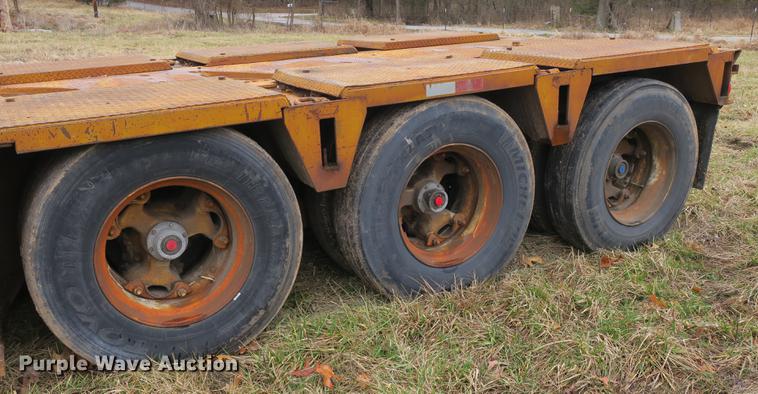 image for item DB8875 1978 Load King 503DF lowboy equipment trailer