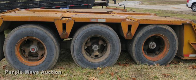 image for item DB8875 1978 Load King 503DF lowboy equipment trailer