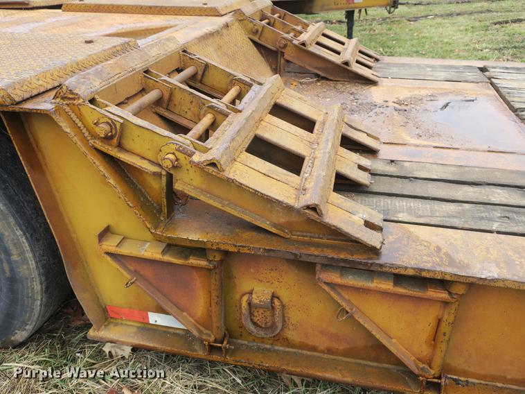 image for item DB8875 1978 Load King 503DF lowboy equipment trailer