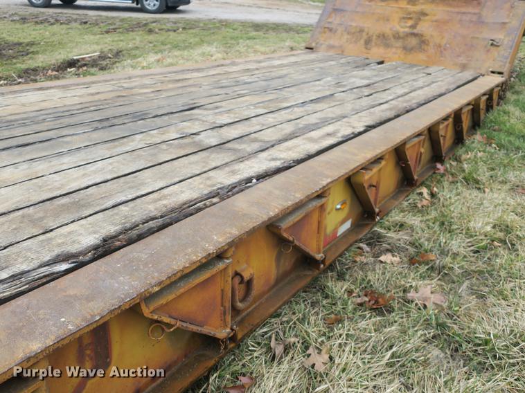 image for item DB8875 1978 Load King 503DF lowboy equipment trailer
