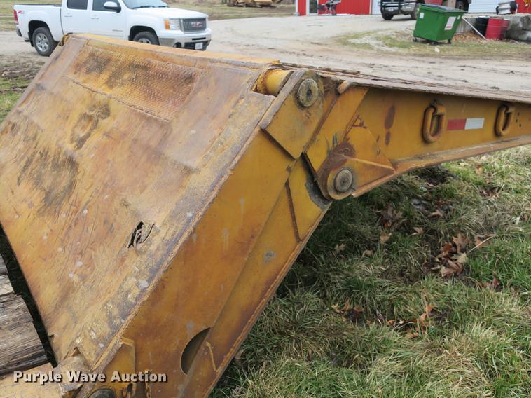 image for item DB8875 1978 Load King 503DF lowboy equipment trailer