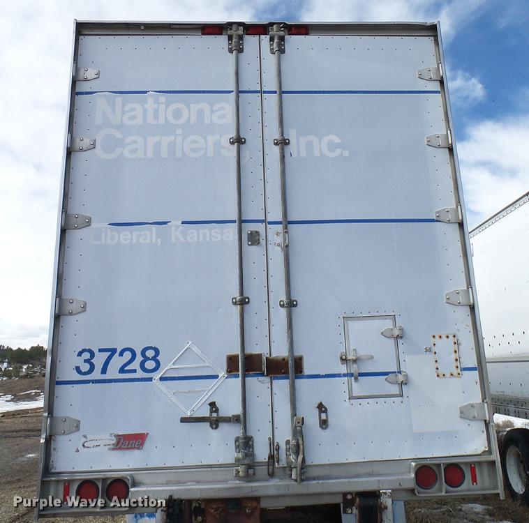 image for item DD6011 1989 Great Dane 7011T21W48 refrigerated van trailer