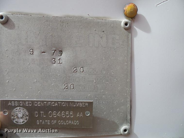 image for item DD6012 1979 Timpte dry van trailer