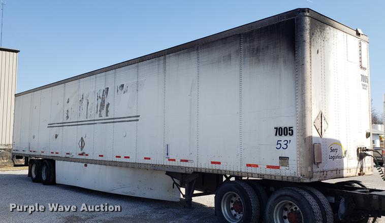 image for item EN9785 2001 Wabash dry van trailer