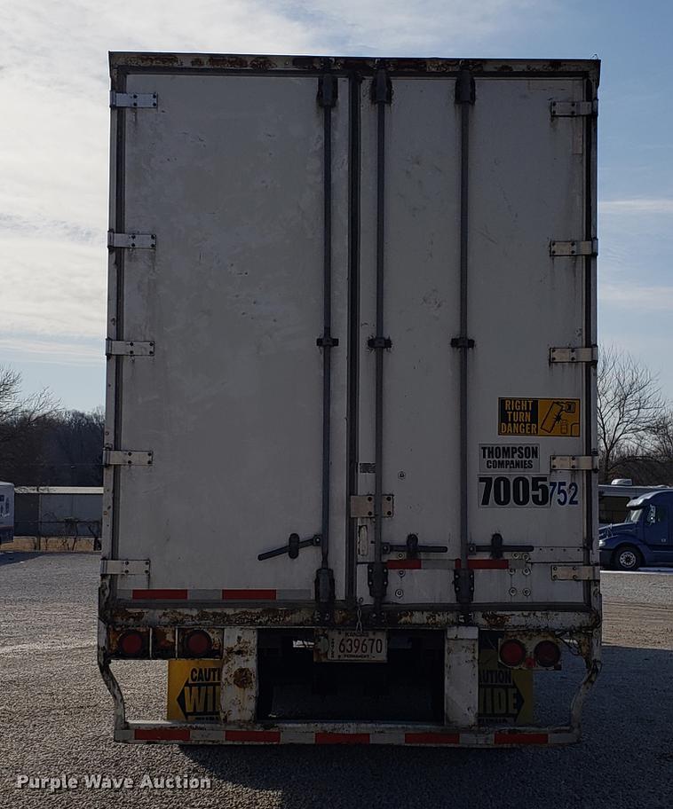 image for item EN9785 2001 Wabash dry van trailer