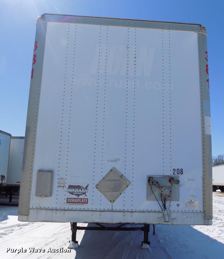 image for item FH9171 2000 Wabash dry van trailer
