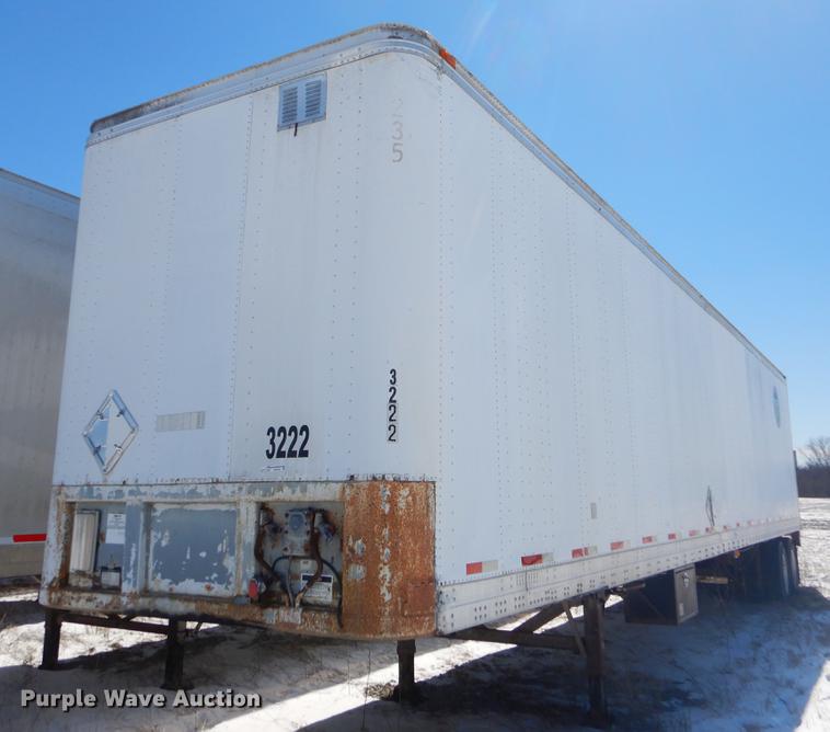 image for item FQ9720 1987 Fruehauf FB91.5F2-48LL dry van trailer