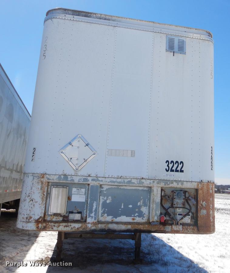 image for item FQ9720 1987 Fruehauf FB91.5F2-48LL dry van trailer