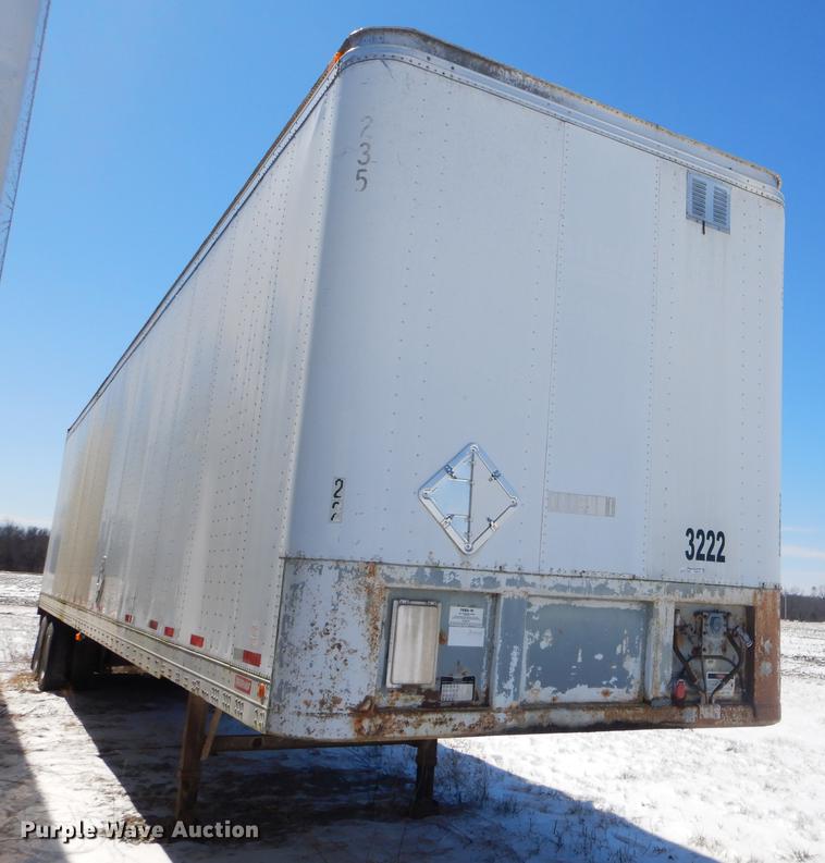 image for item FQ9720 1987 Fruehauf FB91.5F2-48LL dry van trailer