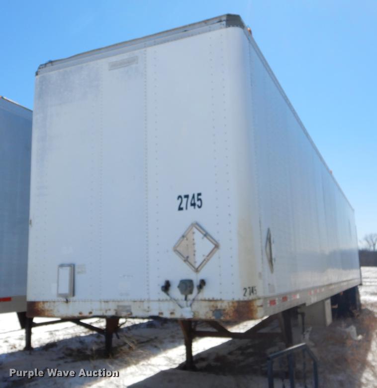 image for item FQ9722 1995 Fruehauf FBHLF91.5N12-53W dry van trailer