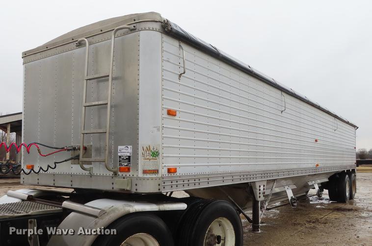 image for item L1488 1989 Timpte Super Hopper double hopper bottom grain trailer