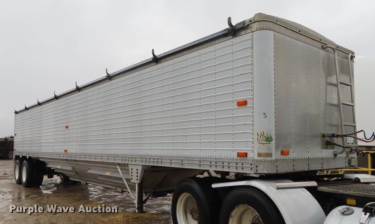 image for item L1488 1989 Timpte Super Hopper double hopper bottom grain trailer