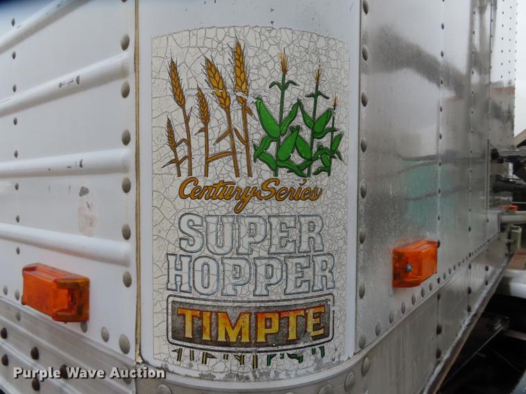 image for item L1488 1989 Timpte Super Hopper double hopper bottom grain trailer