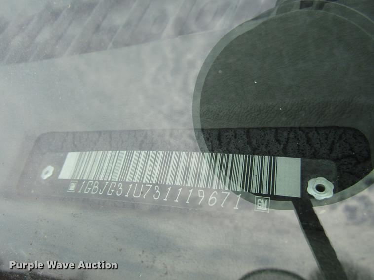 image for item DB6756 2003 Chevrolet Express G3500 school bus