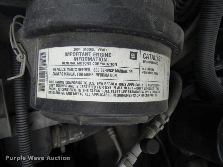 image for item DB6759 2004 Chevrolet Express G3500 school bus