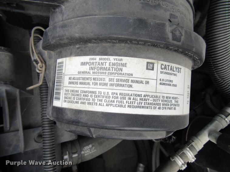 image for item DB6760 2004 Chevrolet Express G3500 school bus