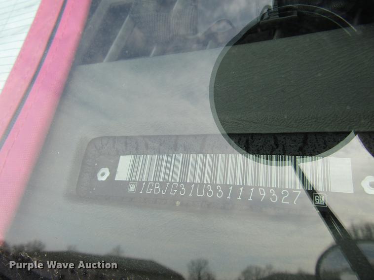 image for item DB6761 2003 Chevrolet Express G3500 school bus