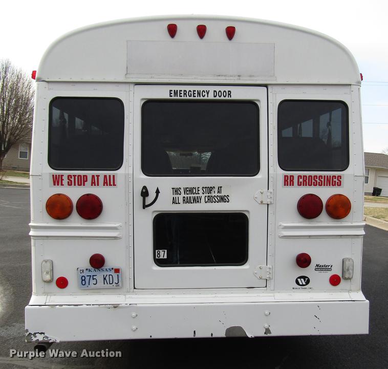 image for item DB6763 2003 Chevrolet Express G3500 school bus