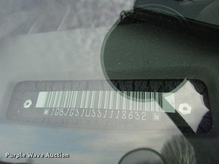 image for item DB6763 2003 Chevrolet Express G3500 school bus