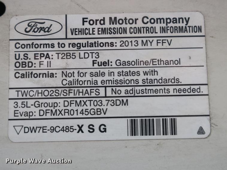 image for item DB8874 2013 Ford Explorer XLT SUV